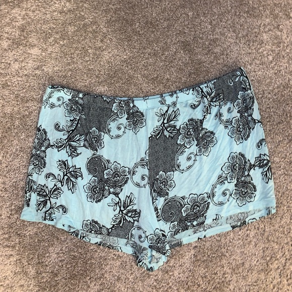 Apt 9 Light Blue & Black PJ shorts size XL - Picture 3 of 8